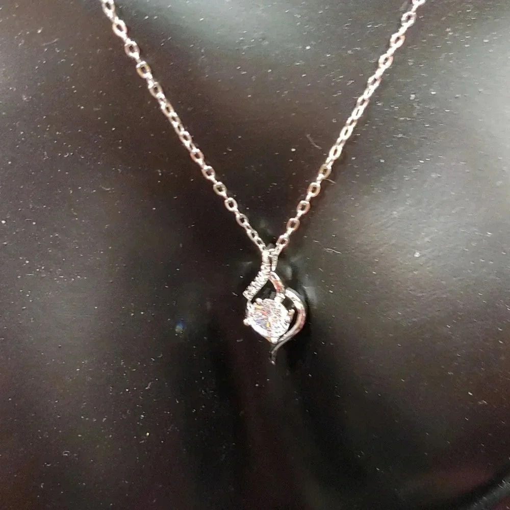 Necklace set 925 Sterling Silver makes a great gift - Picture 2 of 15